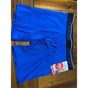 NWT Jockey Blue Mens Boxer Briefs Size Medium